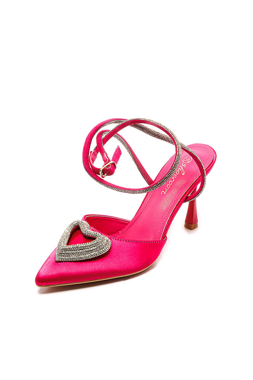 Strass Heart Soiree High Heels