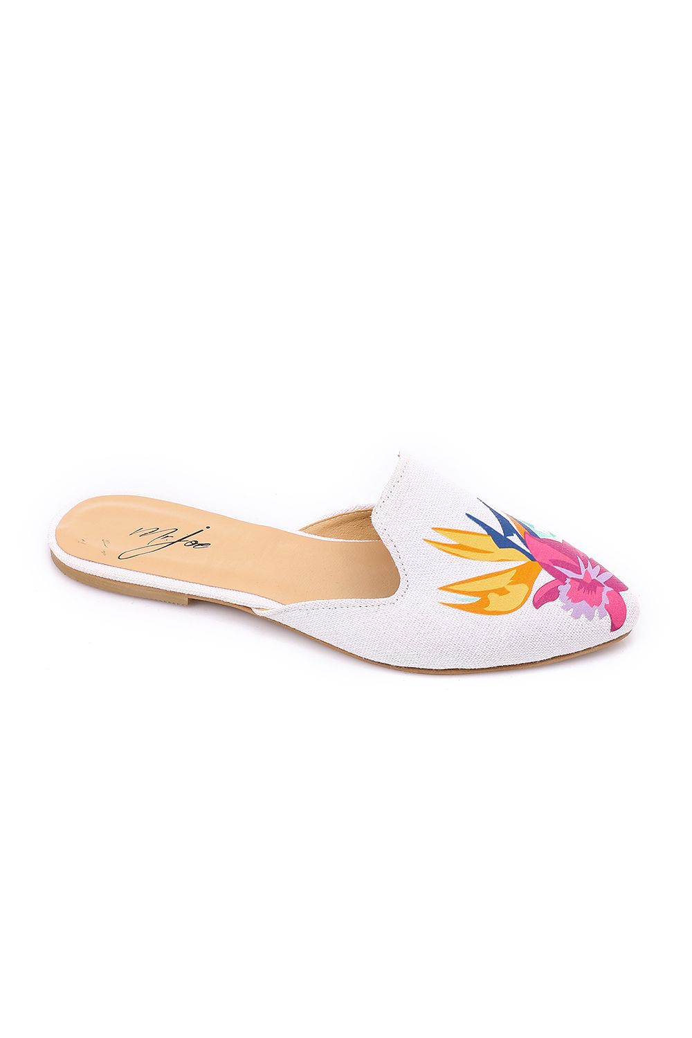 Japanese Flowers Printed Mules