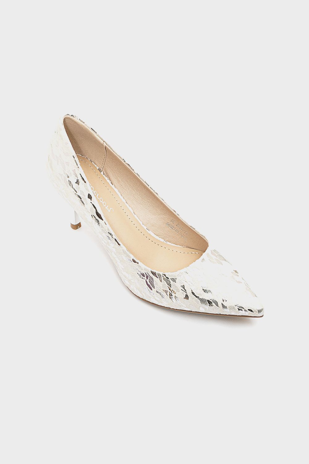Soiree Pointed Toe Cap High Heels
