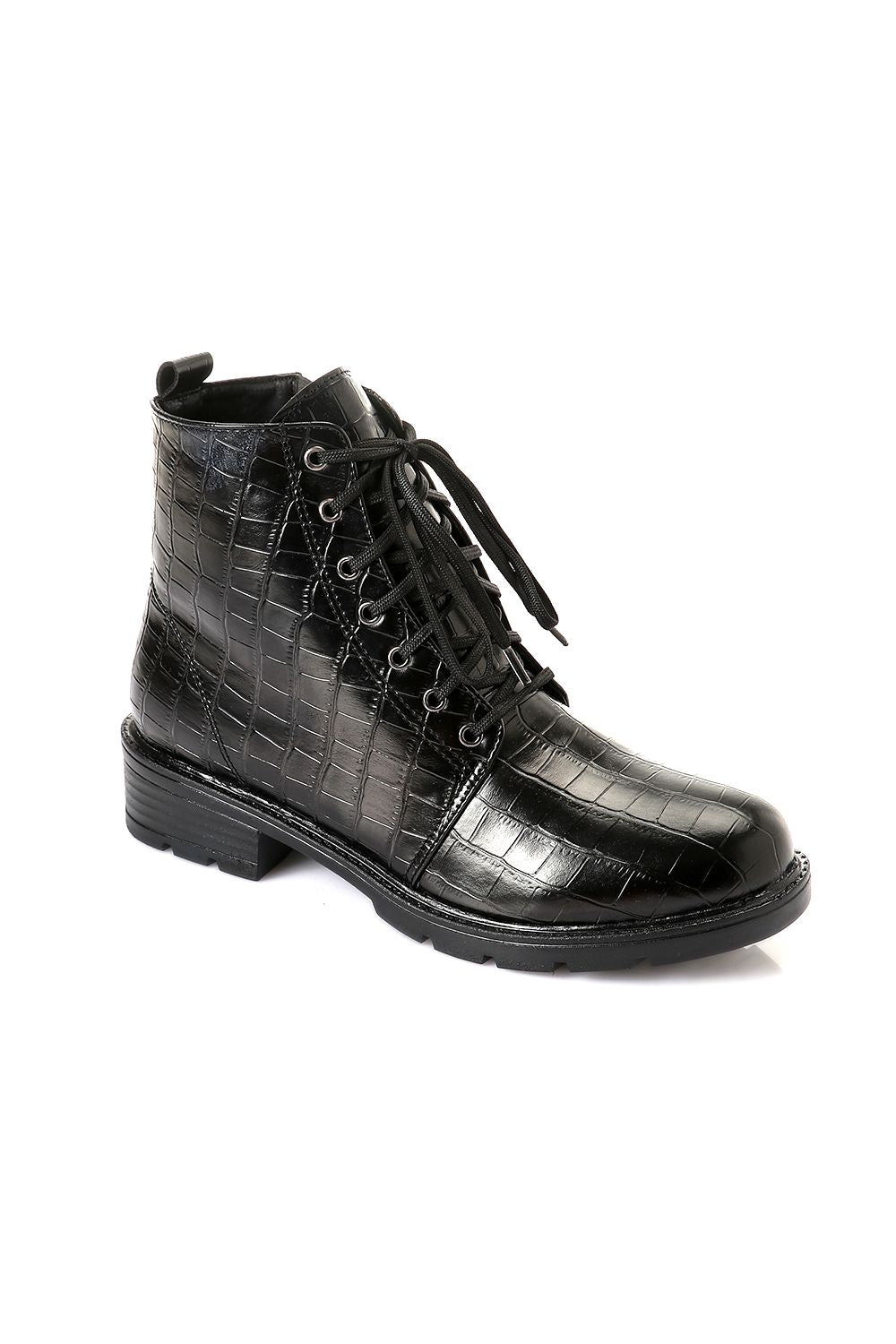 Lace Up Combat Boots