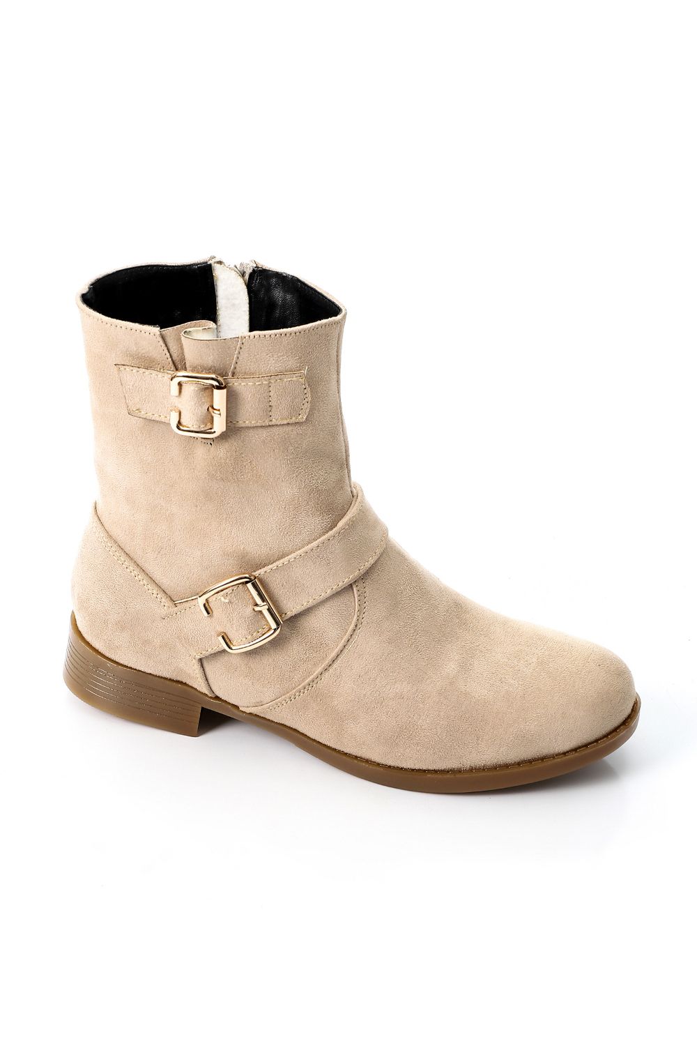 Suede Half Boot