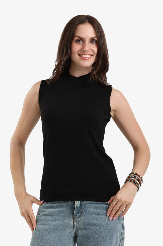 بلوفر سهل الارتداء بدون أكمام