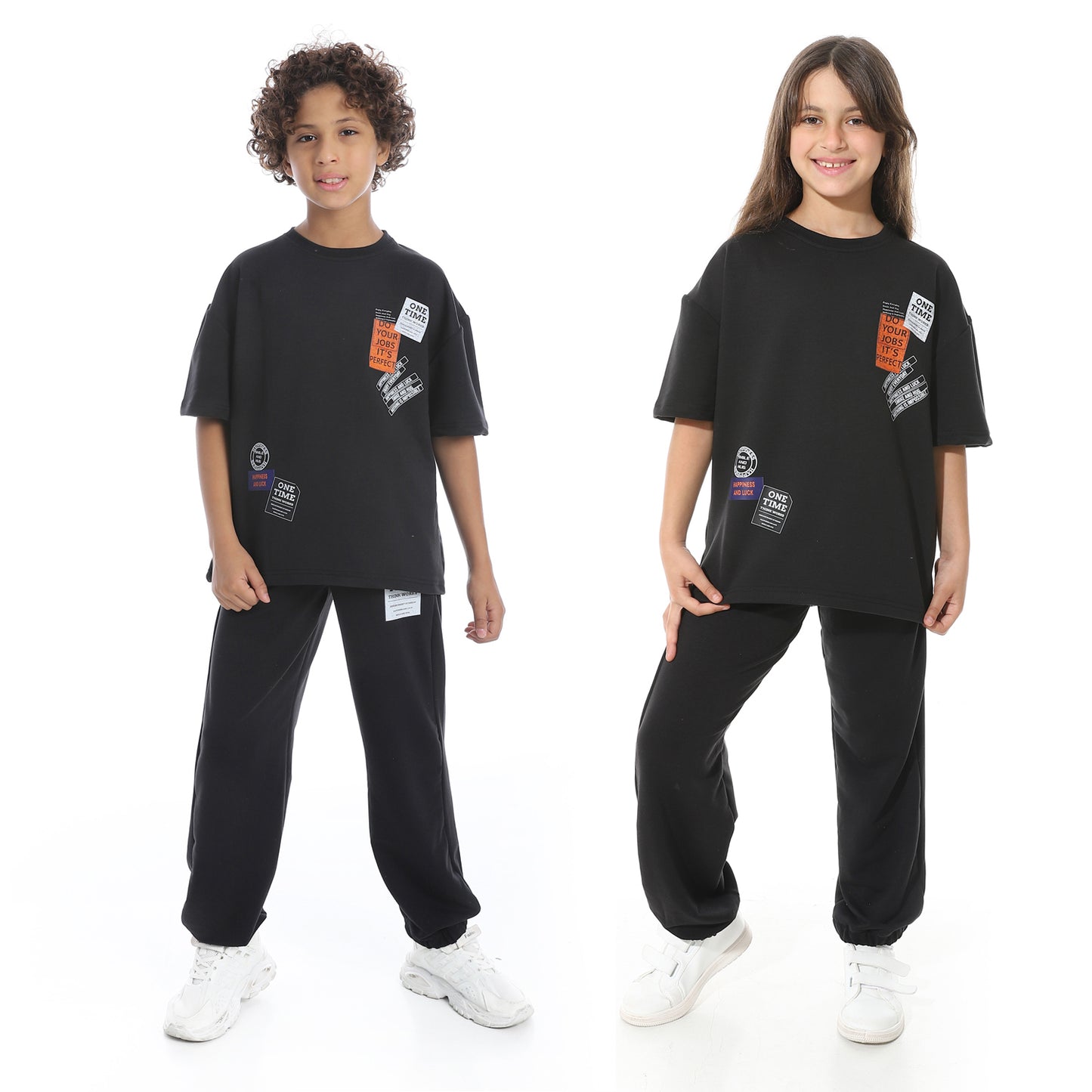 Half Sleeves Printed Pajama Set for Kids