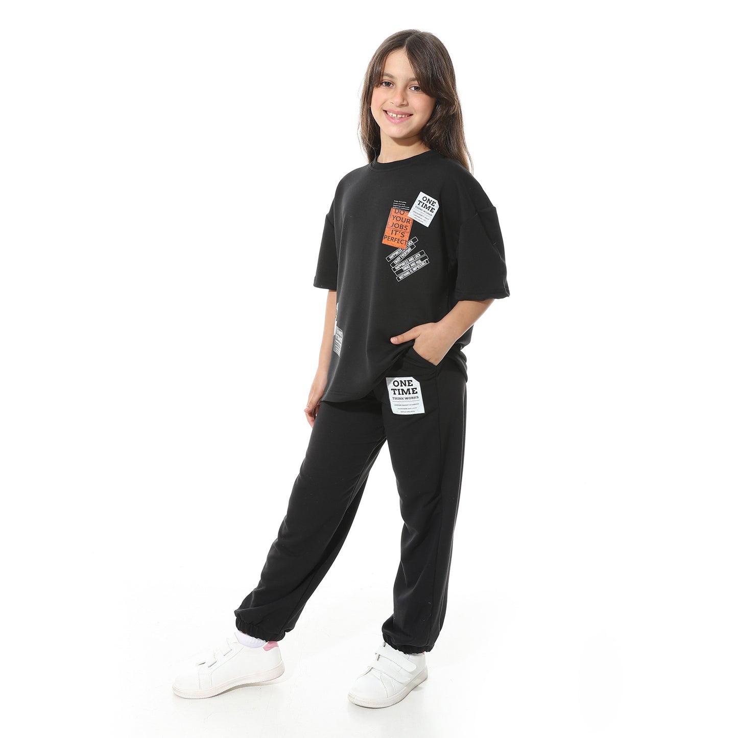 Half Sleeves Printed Pajama Set for Kids