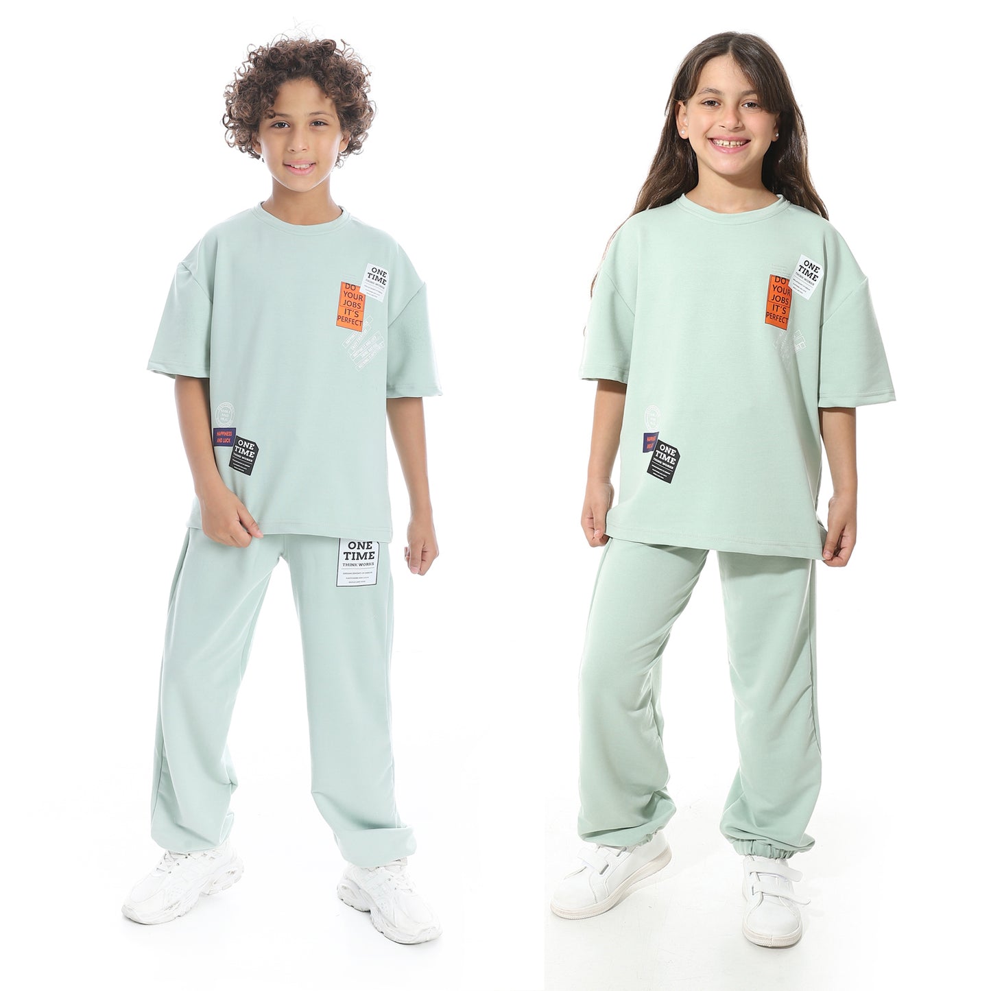 Half Sleeves Printed Pajama Set for Kids