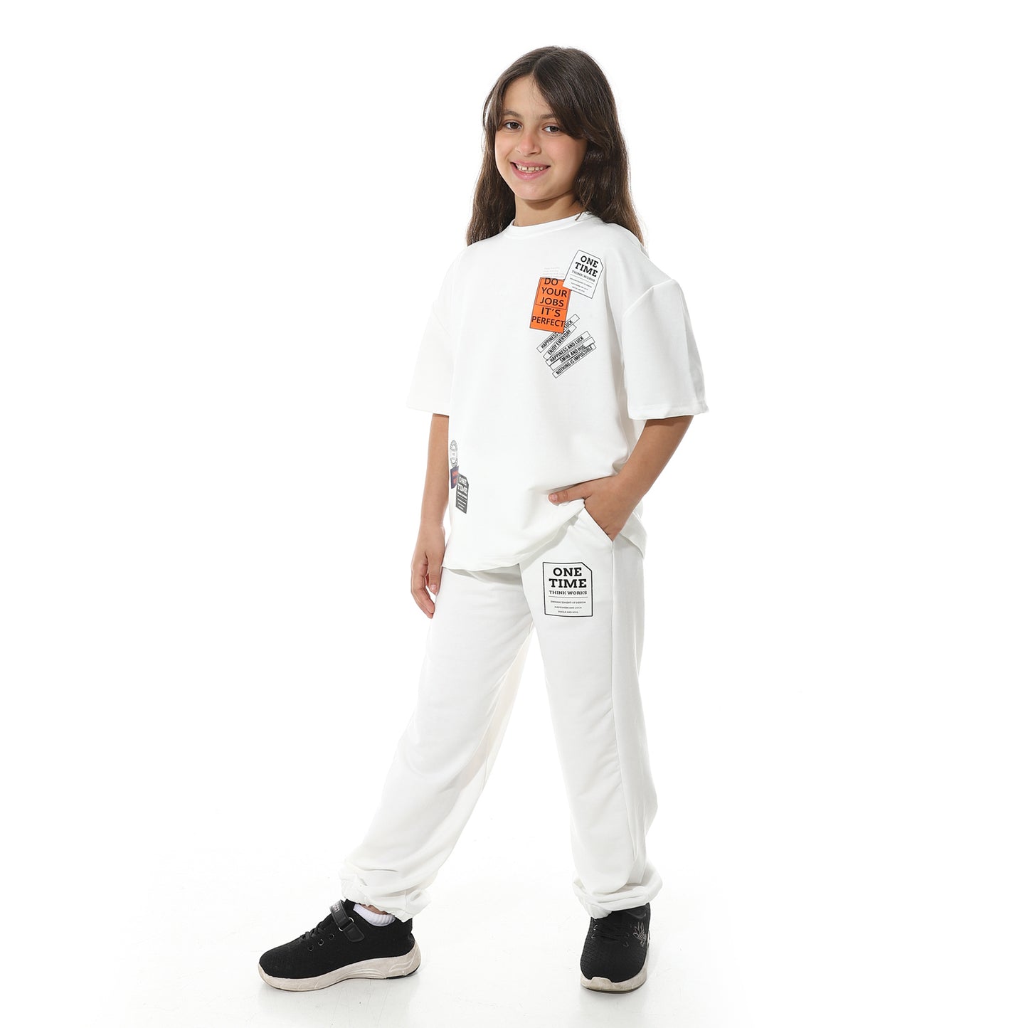Half Sleeves Printed Pajama Set for Kids
