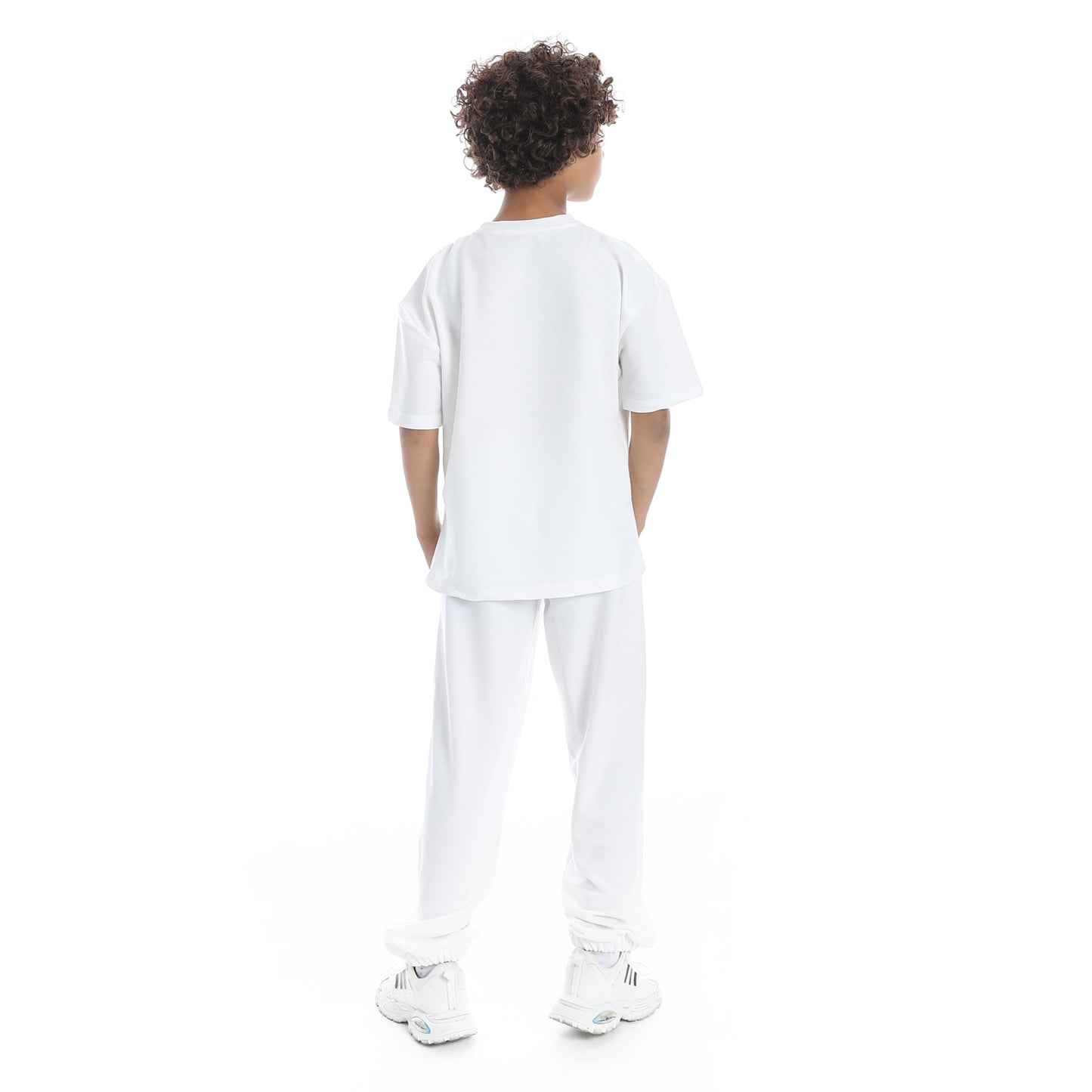 "Vacation On" Printed Pajama Set for Kids