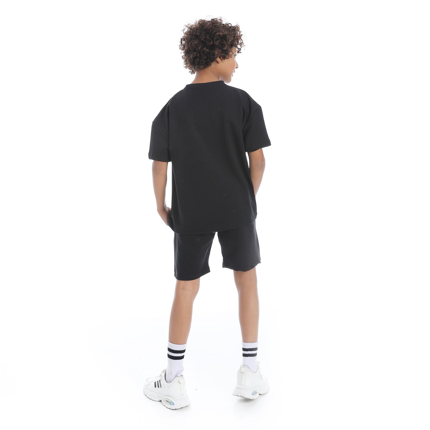 Bear Printed Pajama Set with Short for Teenagers