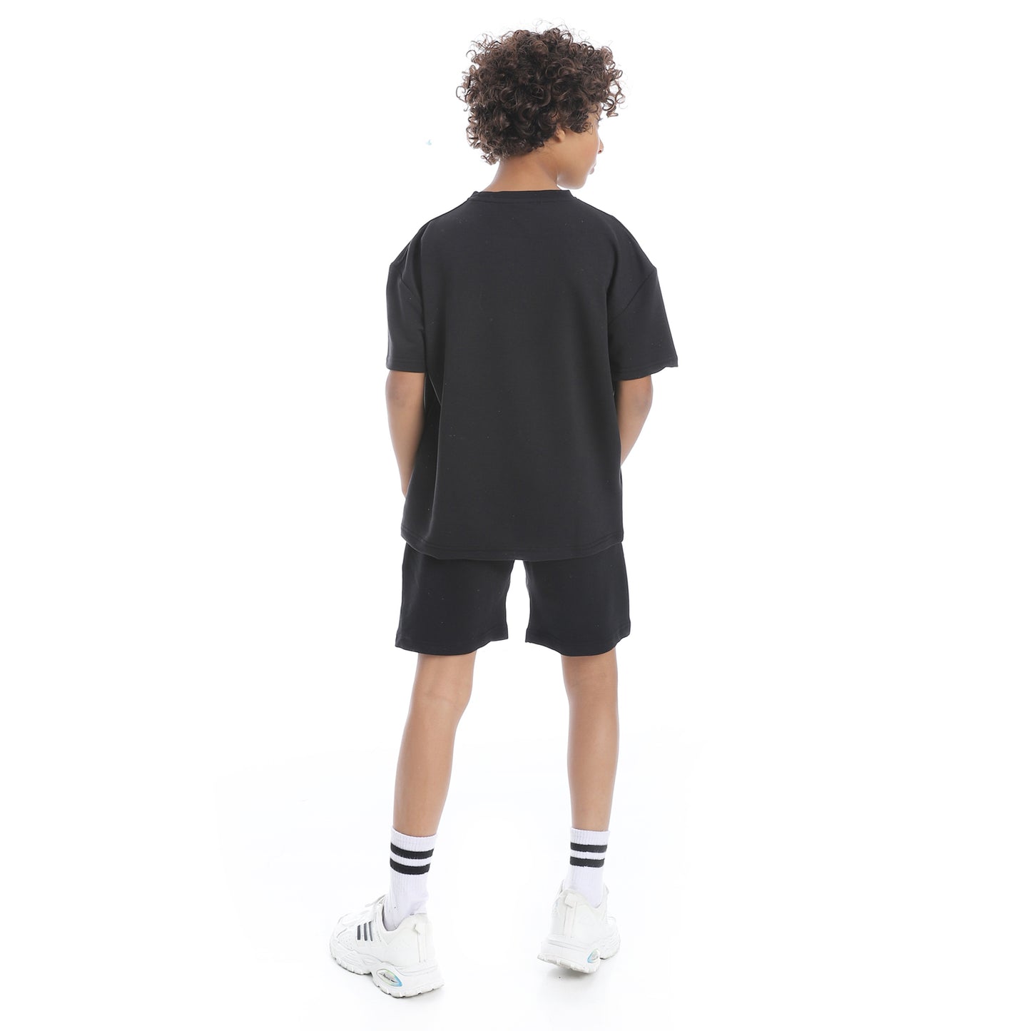 "Good Vibes Only" Printed Pajama Set for Kids