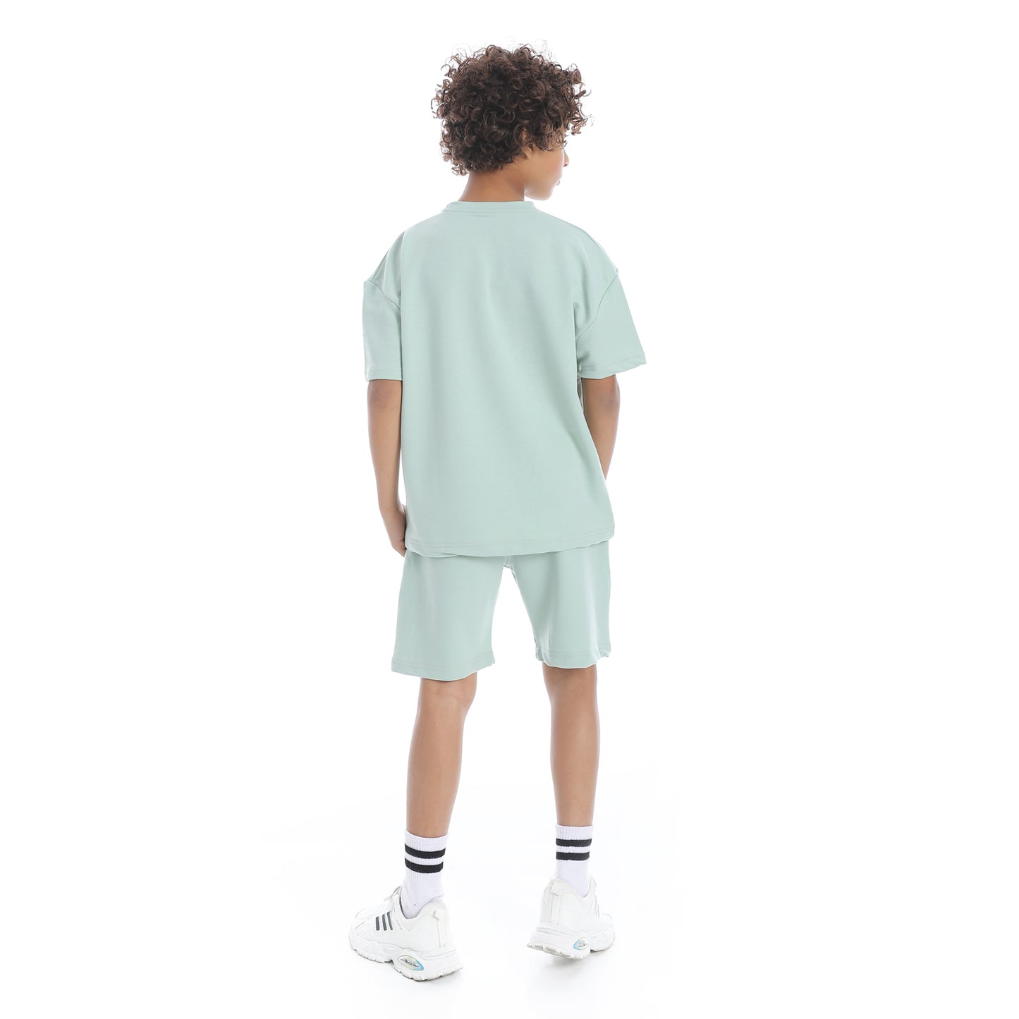 "Good Vibes Only" Printed Pajama Set for Kids