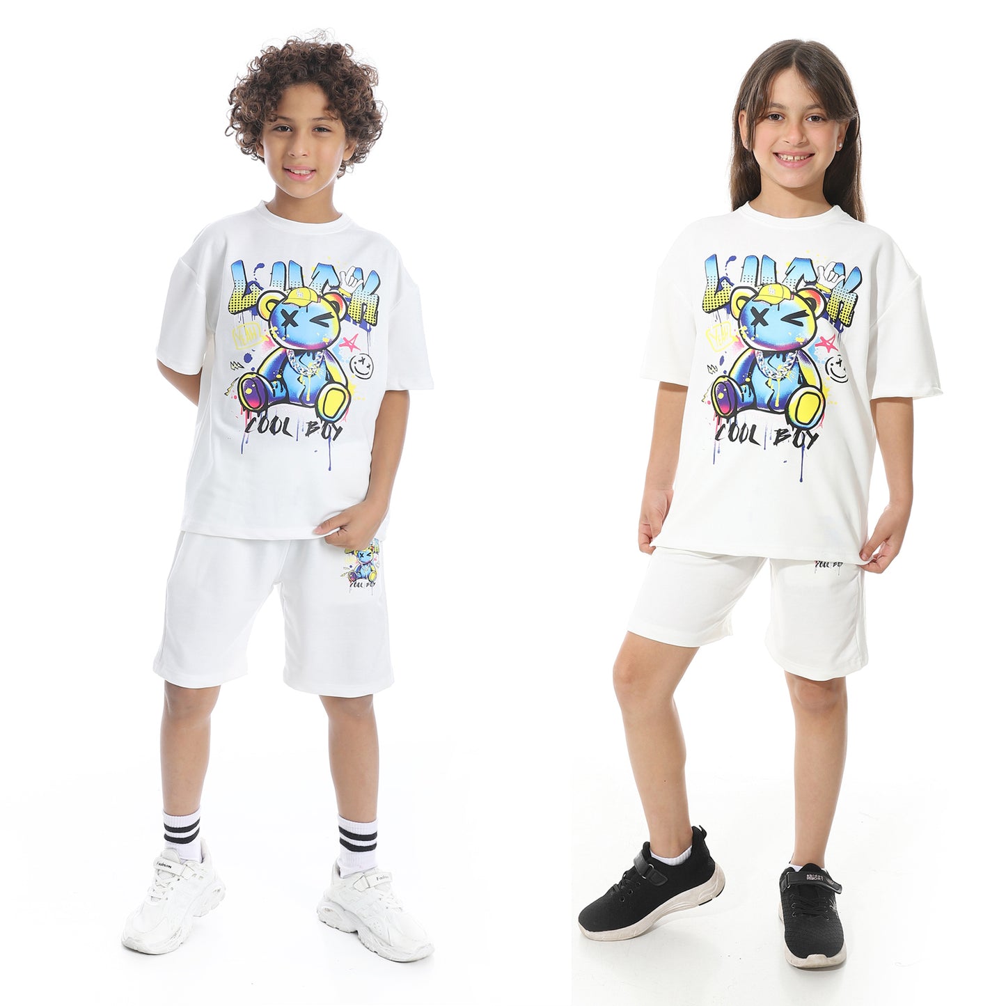 Short Printed Pajama Set for Teenagers