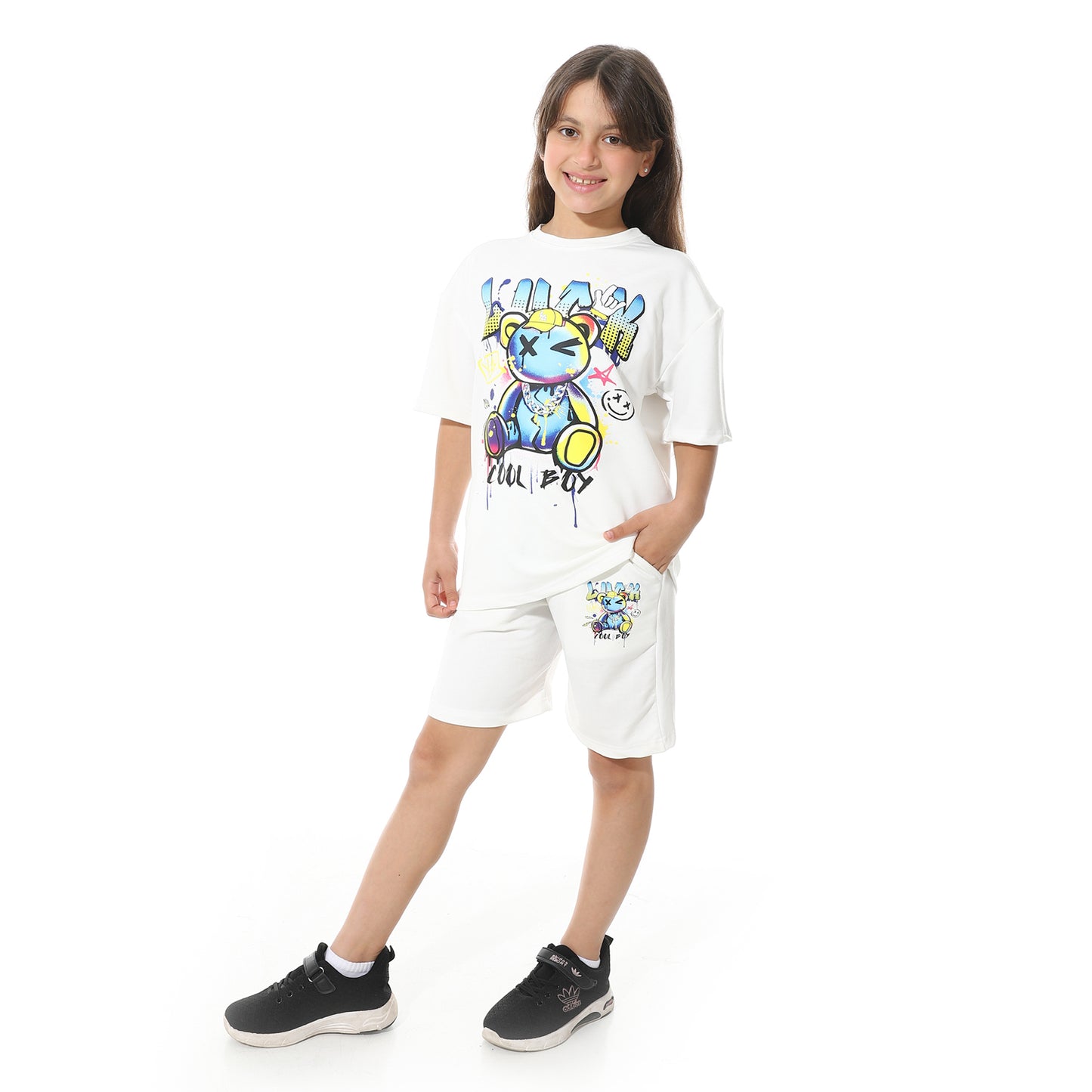 Short Printed Pajama Set for Teenagers