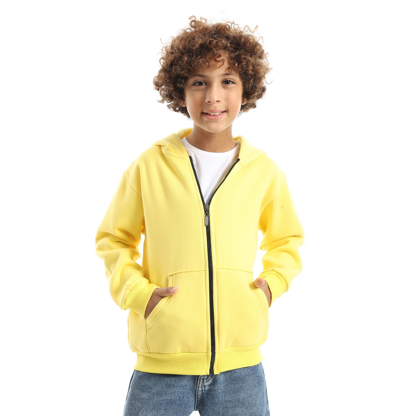 Casual Plain Hoodie for Kids - هودي كاجوال سادة للأطفال
