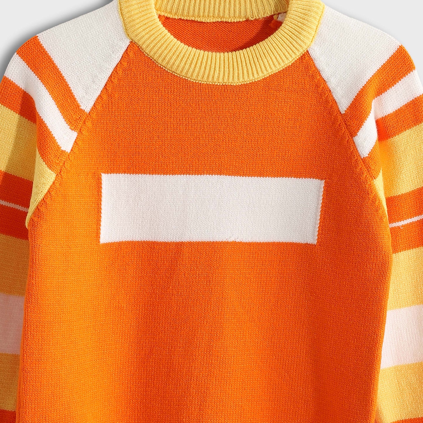 Crew Pullover Neck Pullover - بلوفر برقبة دائرية