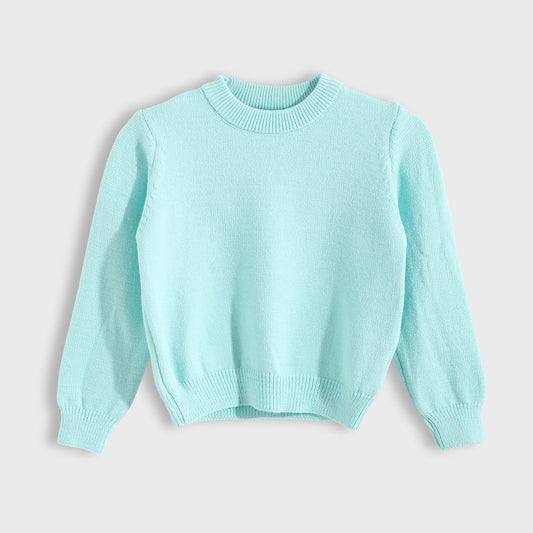 Round Neck Plain Pullover