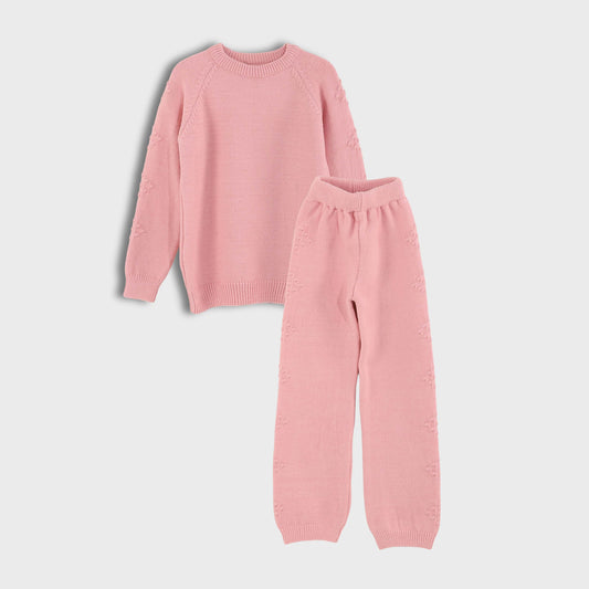 Girls Long Sleeve Pullover & Pants Set