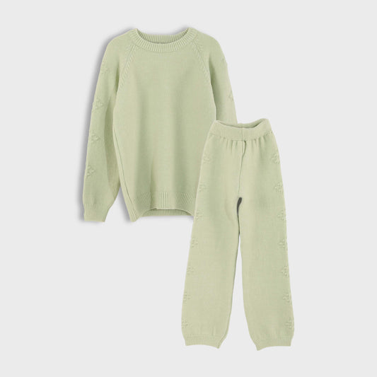Girls Long Sleeve Pullover & Pants Set