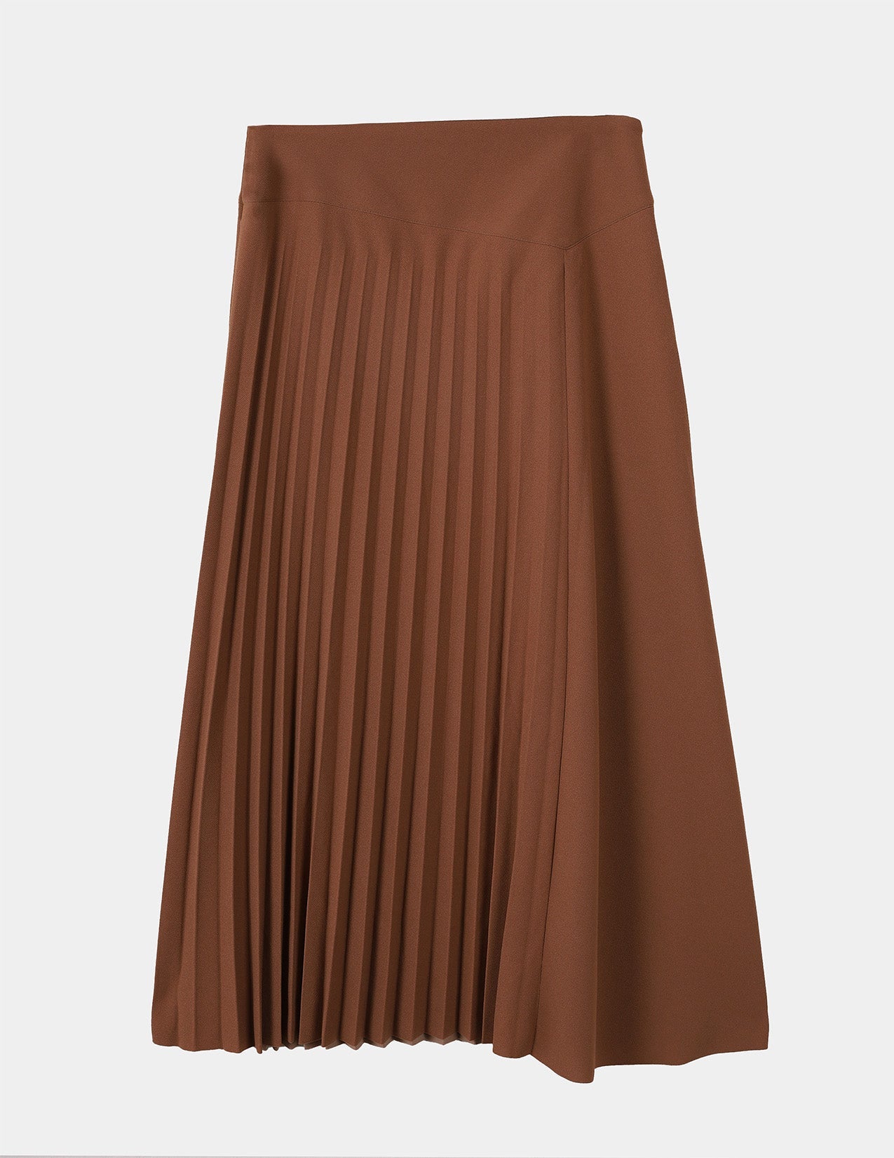 Pleated Velvet Skirt