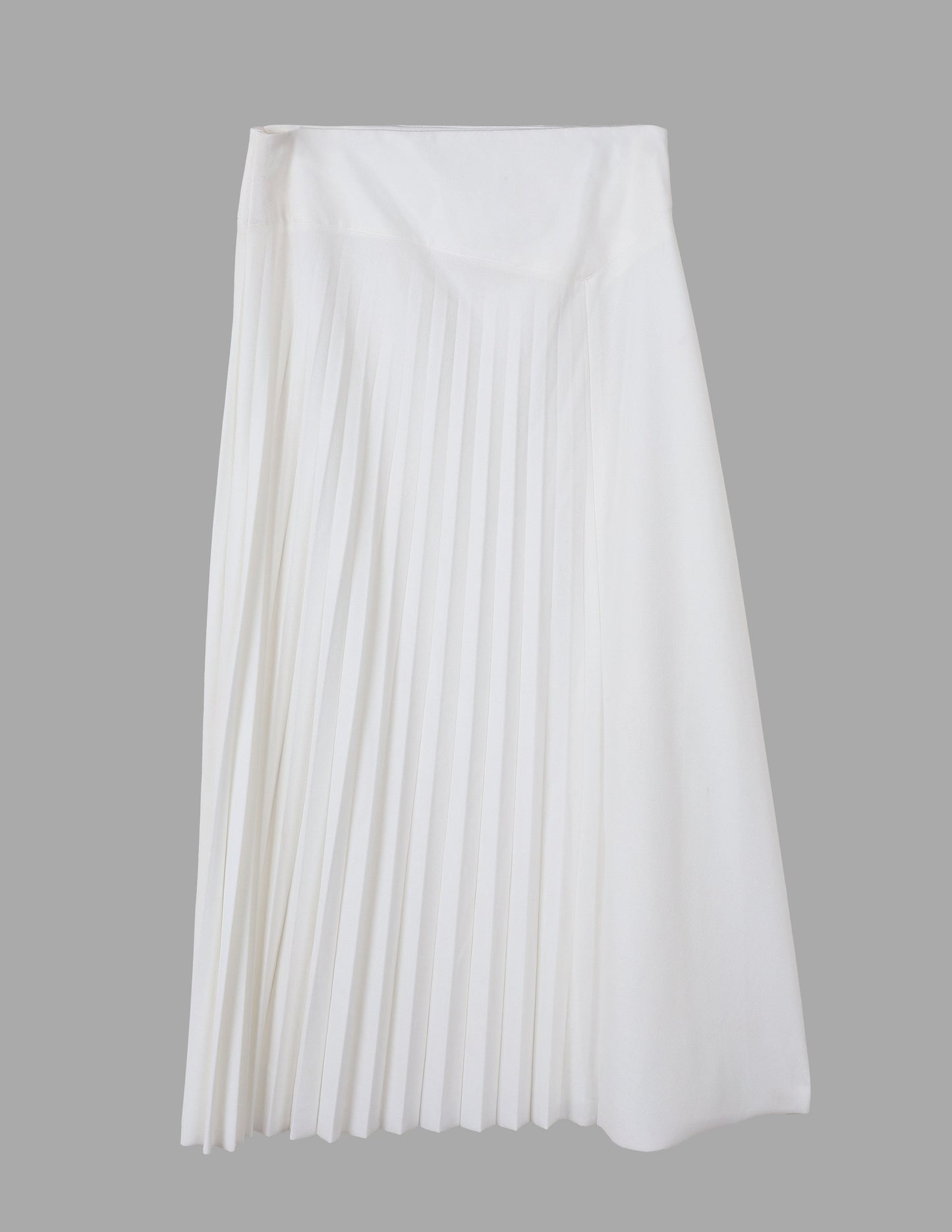 Pleated Velvet Skirt
