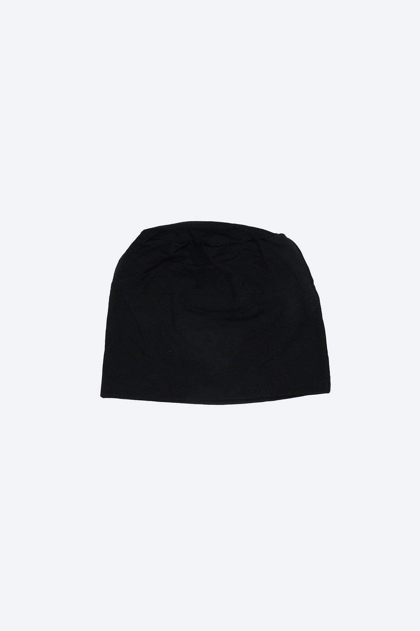 Black Slip-on Hijab Cap