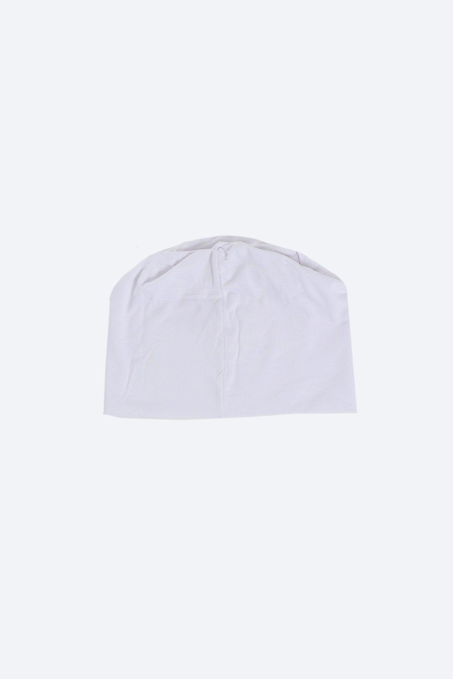 White Slip-on Hijab Cap