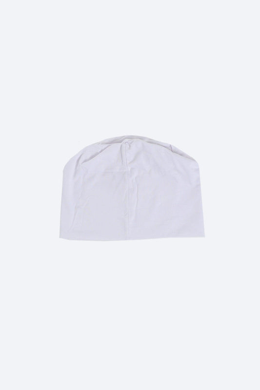 White Slip-on Hijab Cap
