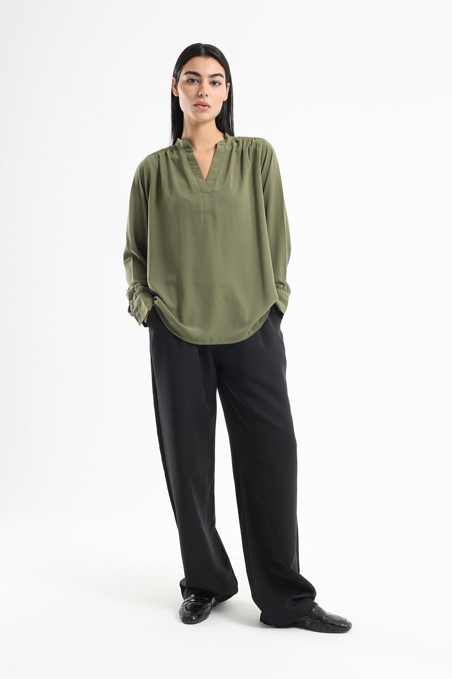 Hook & Eye Closure Pants