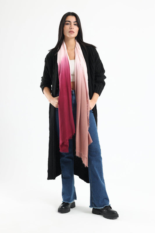 Coffee Colored Cotton Scarf