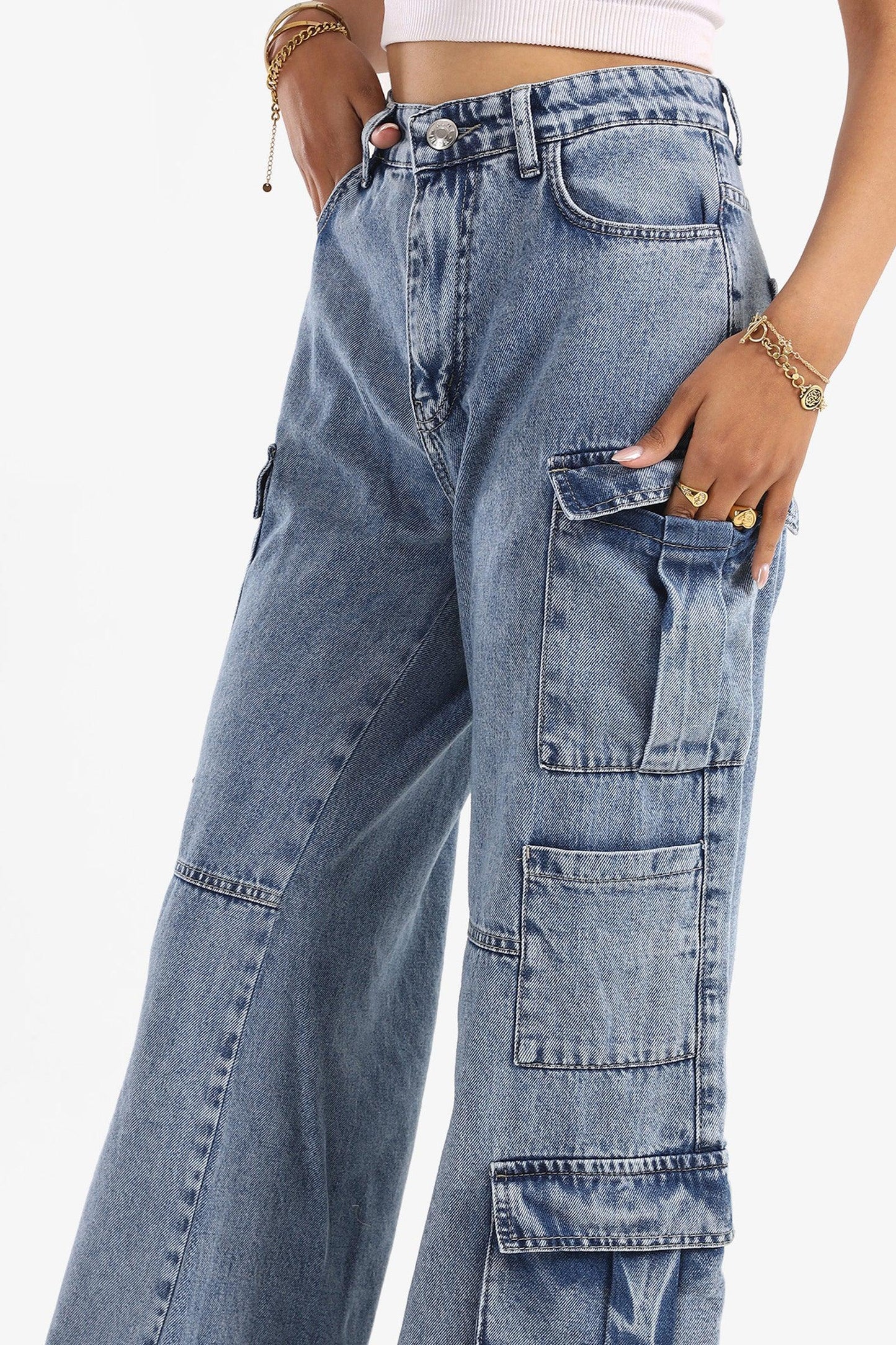 Wide Leg Baggy Jeans