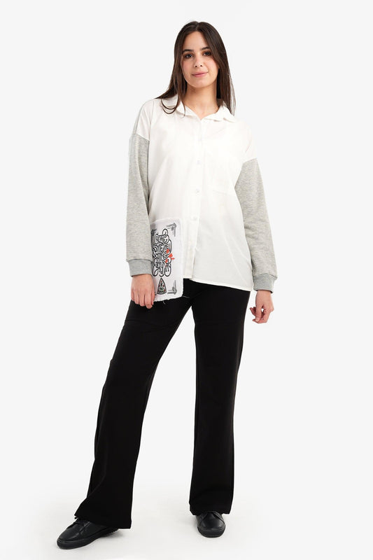 Casual Poplin & Melton Shirt