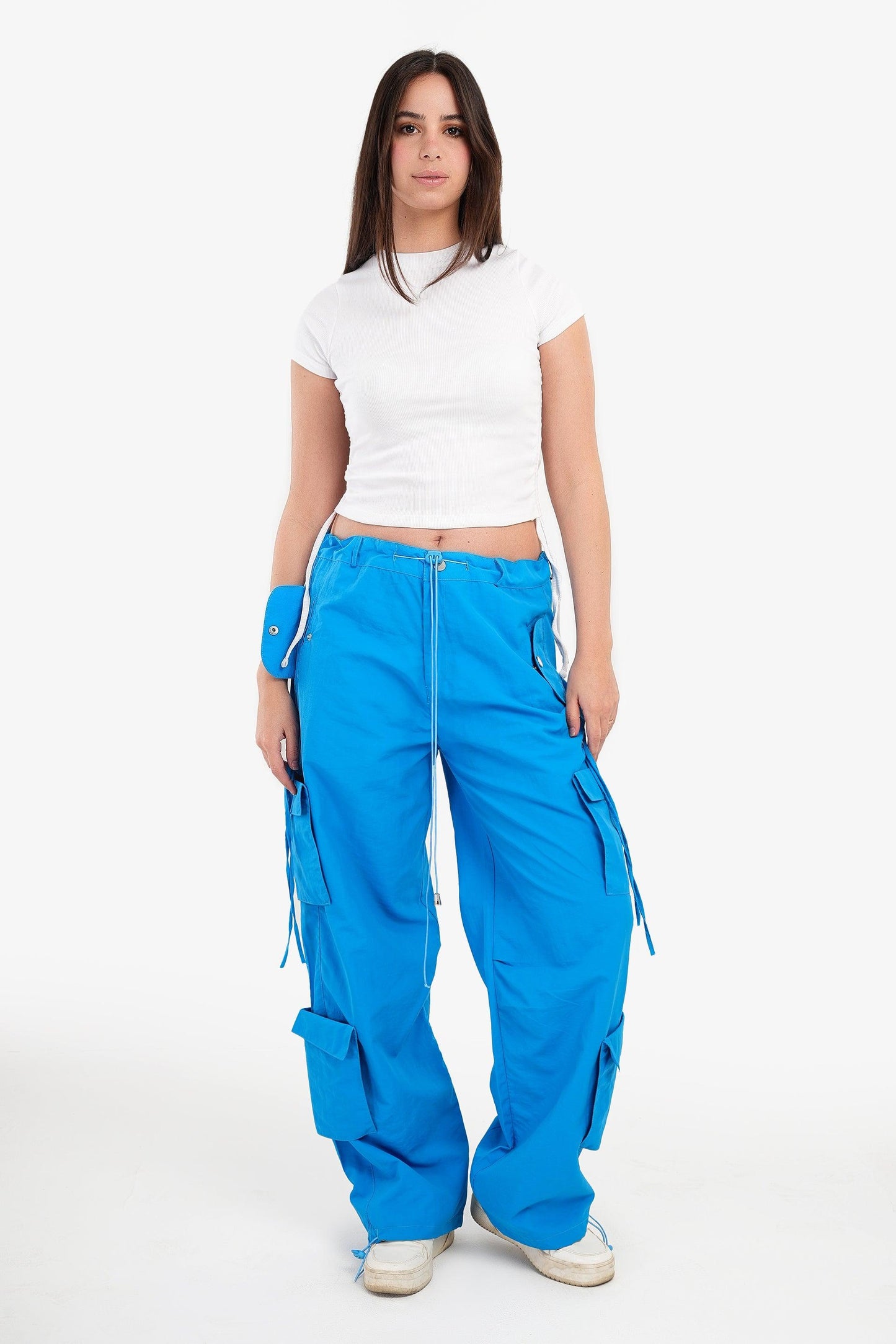 Crop Top with Side Drawstring