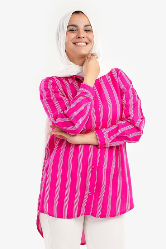 Rayon Striped Shirt