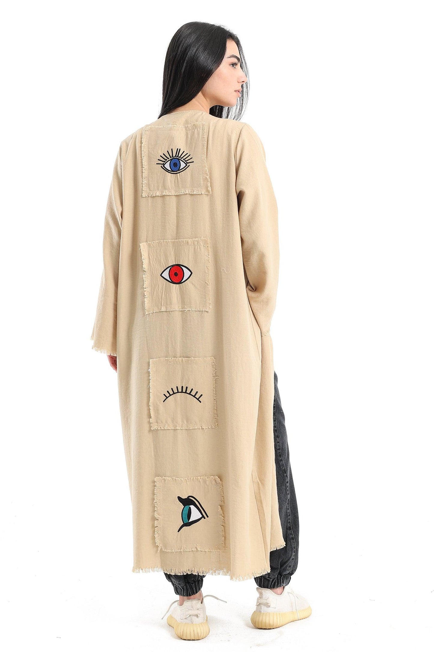 Simple Kimono with 4 Back Patches