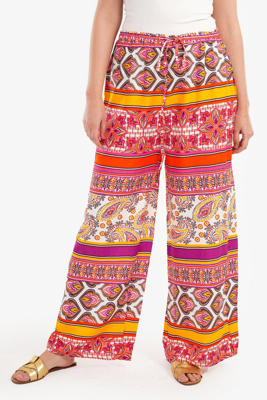 Full Printed Voile Pants
