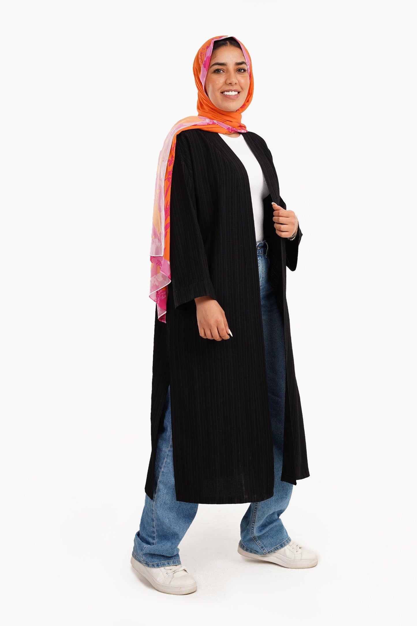 Knee Length Relaxed Fit Kimono