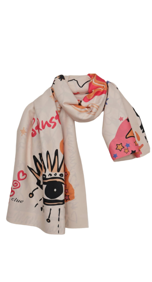 Graphic Printed Scarf