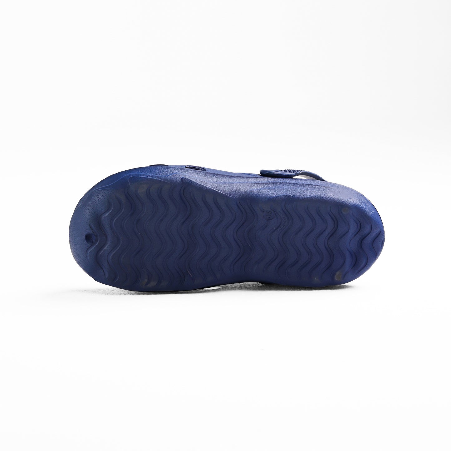 Navy Perforated Tank Clog - حذاء دبابة مثقب باللون البحري