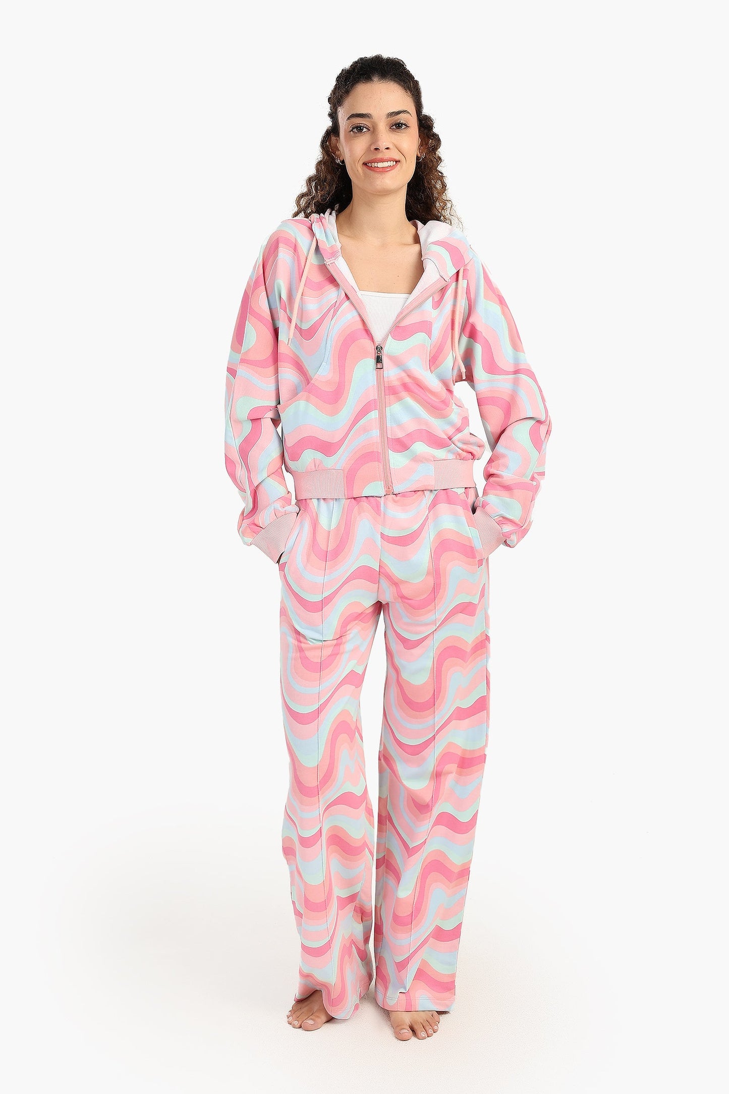 Cotton Candy Pattern Pyjama Set