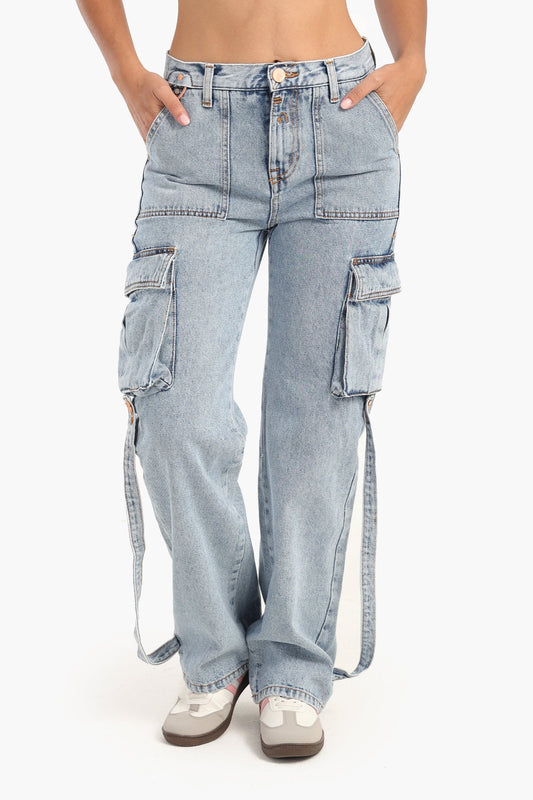 Cargo Jeans with 2 Pockets