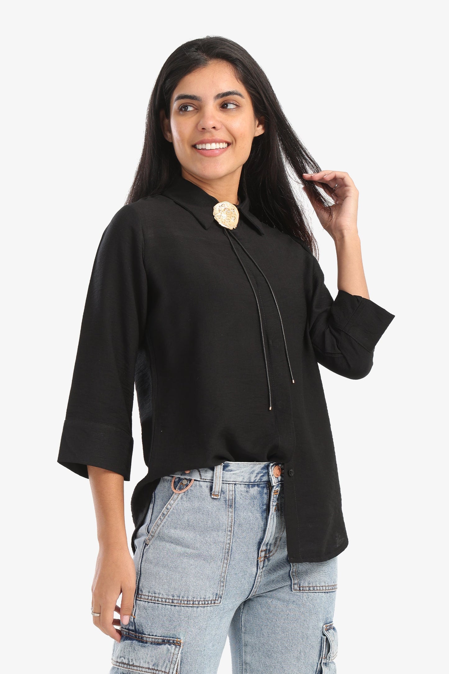 Full Hidden Placket Shirt