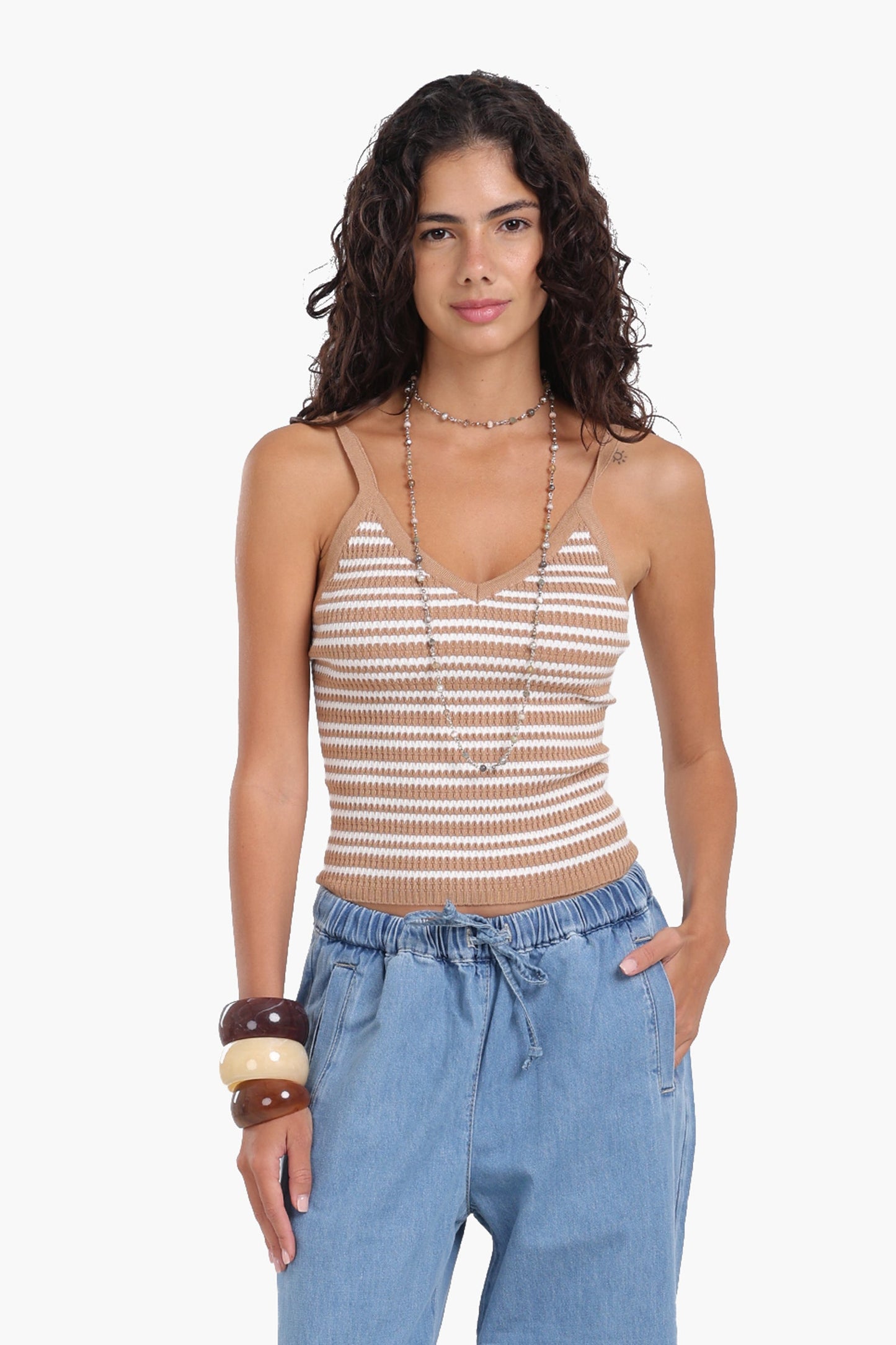Slim Fit Striped Top