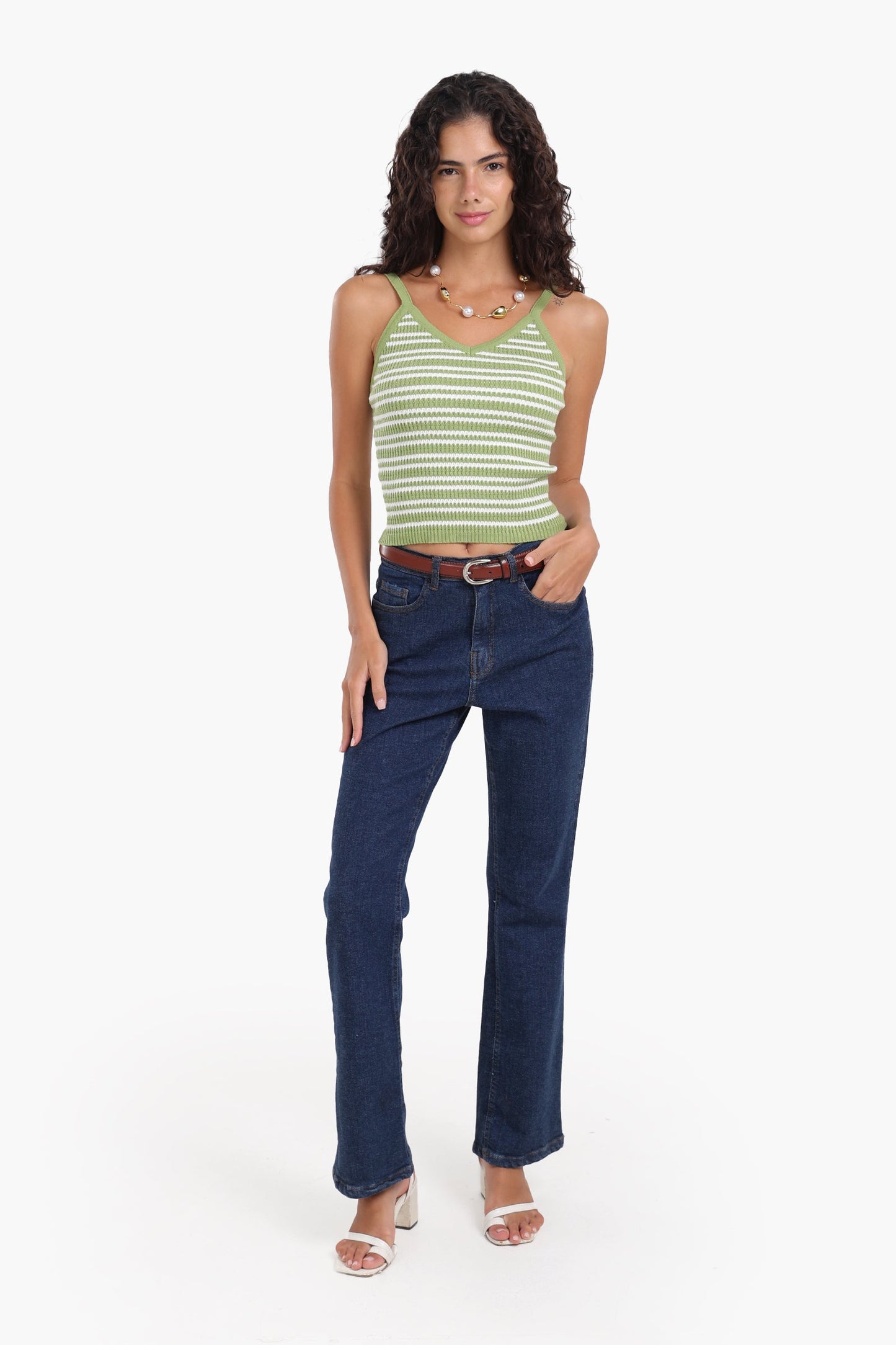 Slim Fit Striped Top