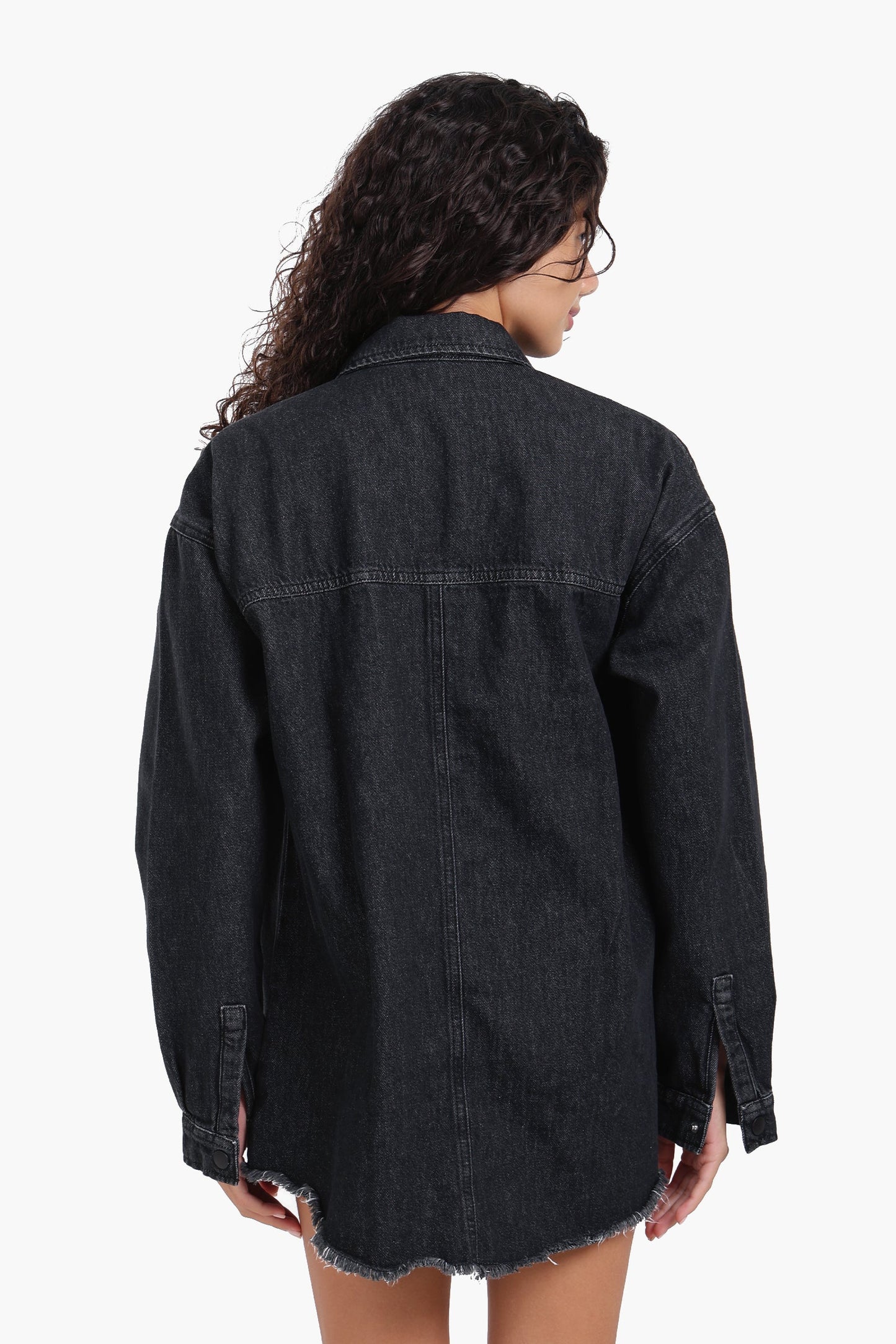 Black Shirt with Chest Pockets