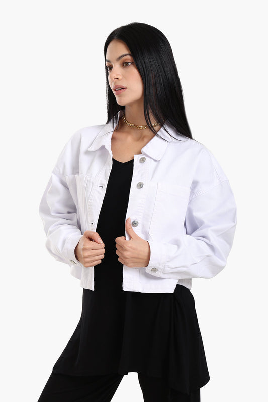 Cropped Denim Jacket