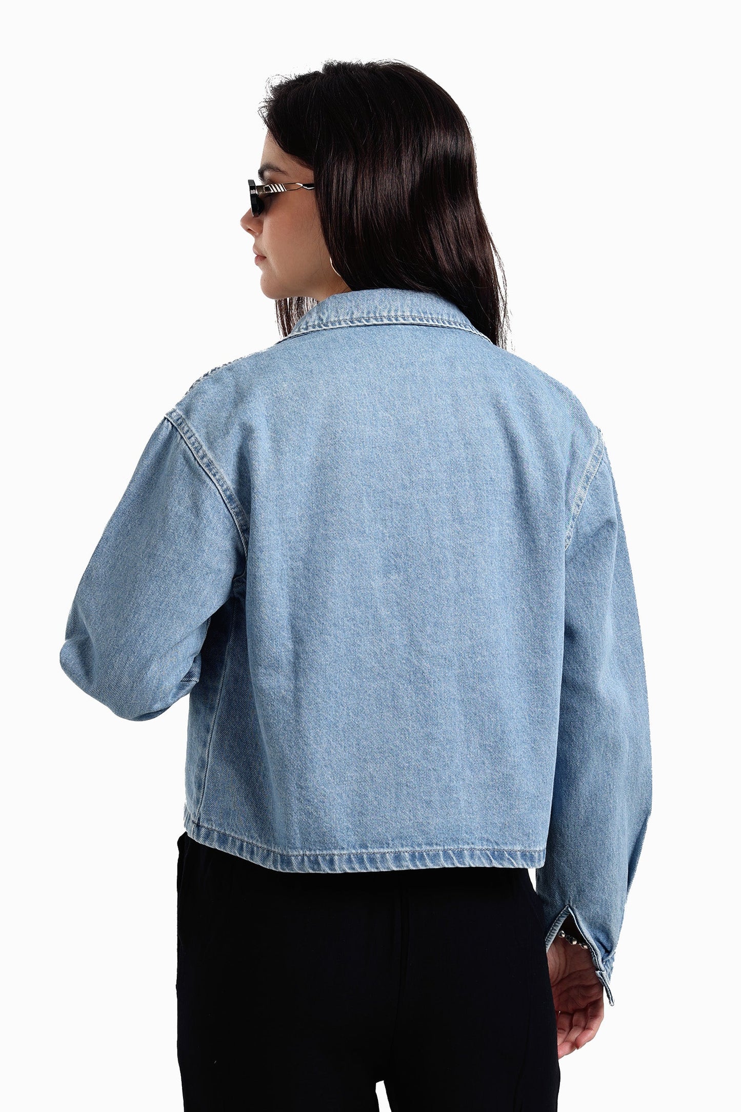 Classic Cropped Denim Jacket