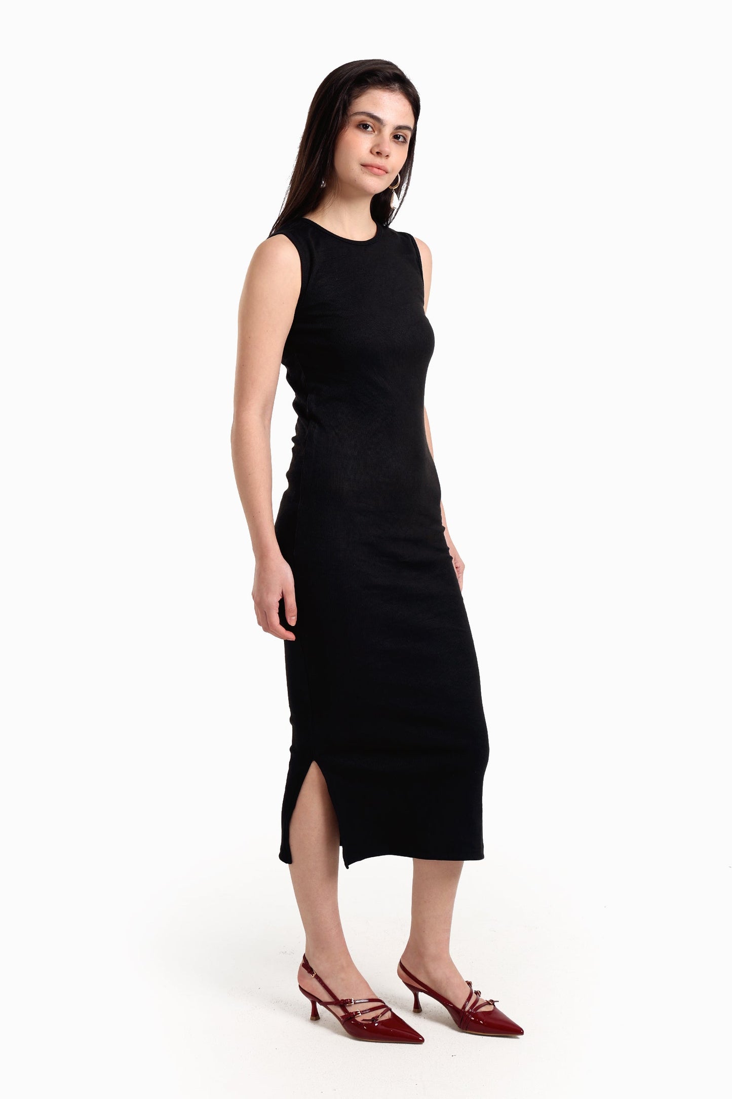 Slim Fit Midi Dress