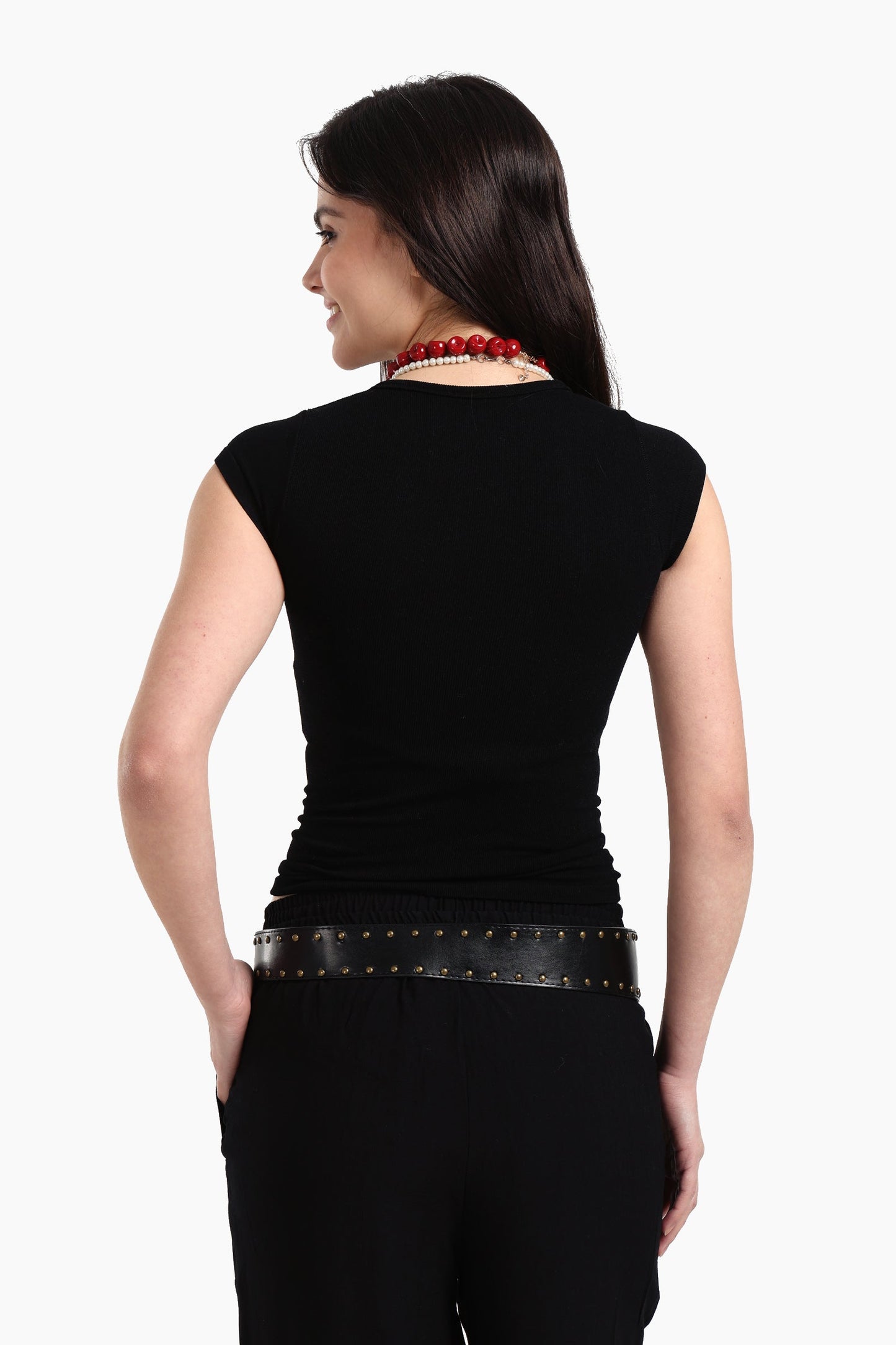 Ribbed Slim Fit Top