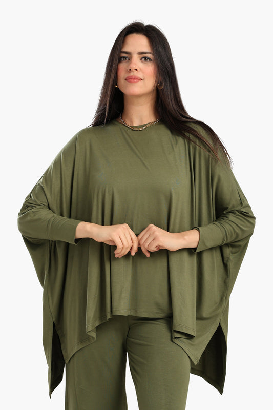 Asymmetrical Lounge Poncho