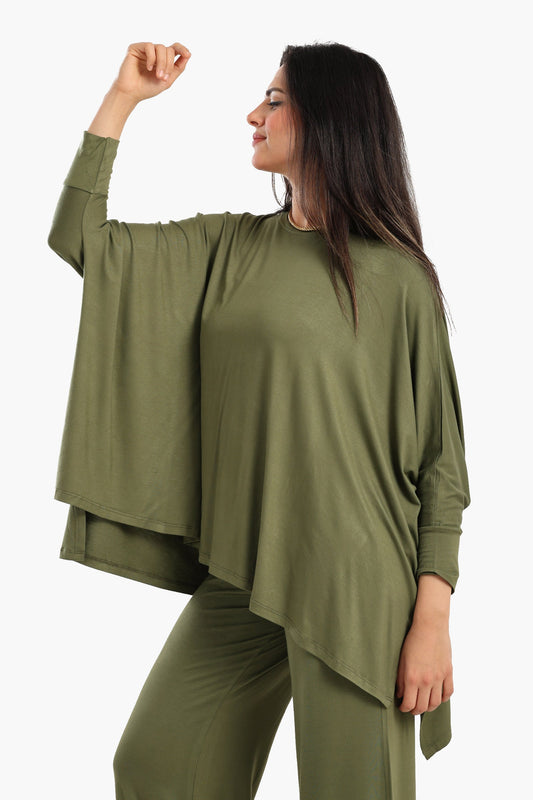 Asymmetrical Lounge Poncho