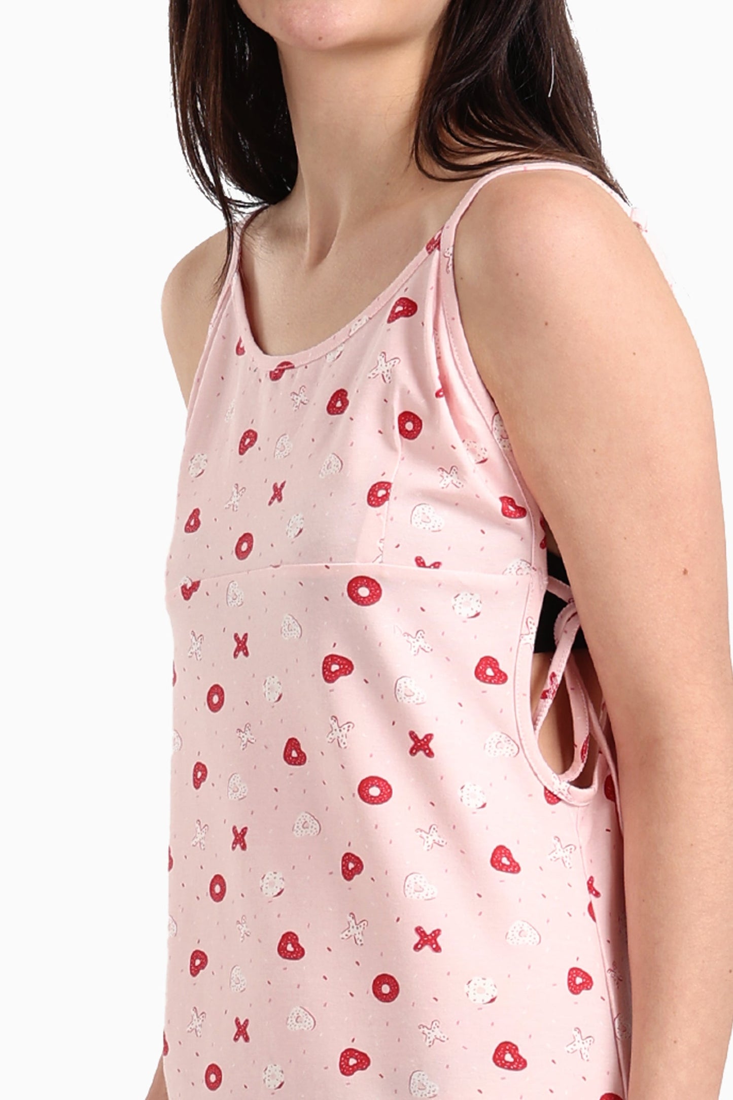 Charming Printed Cotton Nightgown